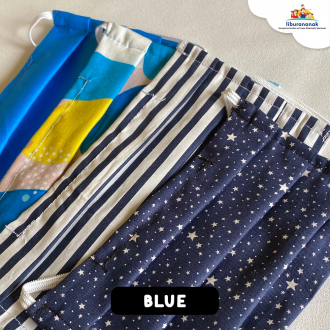 MASKER BLUE - AYAH/IBU/KAKAK/ADIK