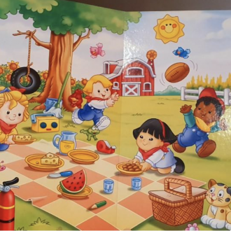 Fisher Price Look n Find hardcover